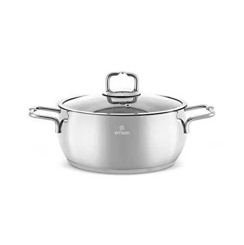 Emsan Emirgan 8 Parça Çelik Tencere Seti Emsan Emirgan 8 Parça Çelik Tencere Seti