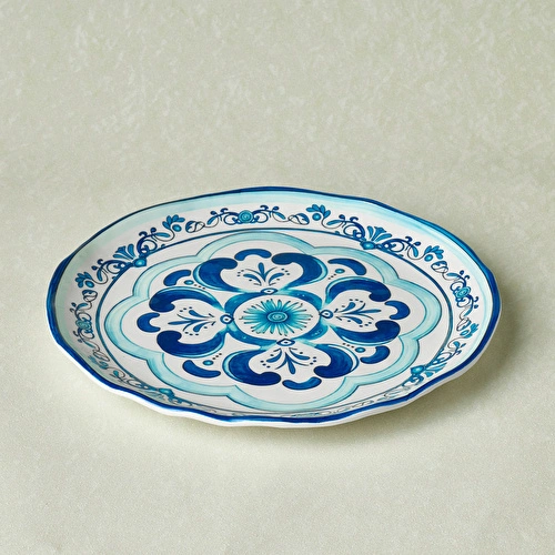 Karaca Blue Harmony Melamin Pasta Tabağı 21,5 cm