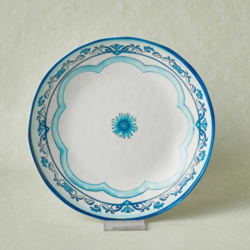 Karaca Blue Harmony Melamin Çukur Tabak 22 cm