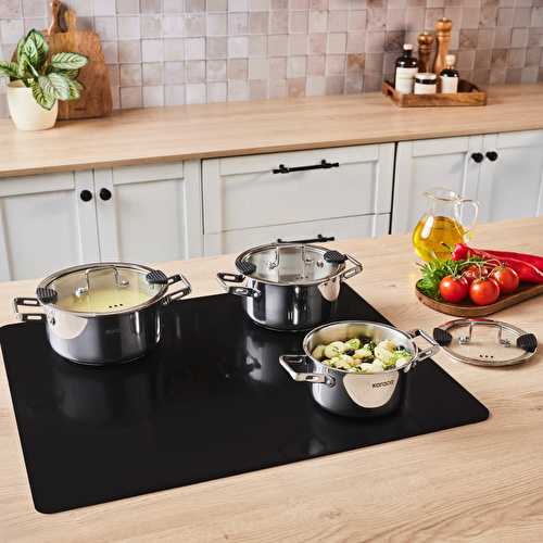 Karaca Powersteel 316+ Alberta İndüksiyon Tabanlı 6 Parça Çelik Tencere Seti Karaca Powersteel 316+ Alberta İndüksiyon Tabanlı 6 Parça Çelik Tencere Seti