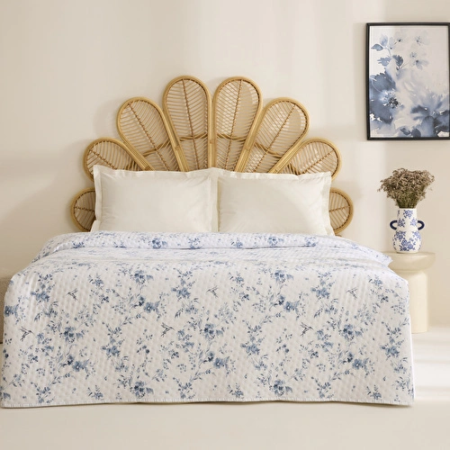 Karaca Home Marisa Tek Kişilik Yatak Örtüsü Mavi