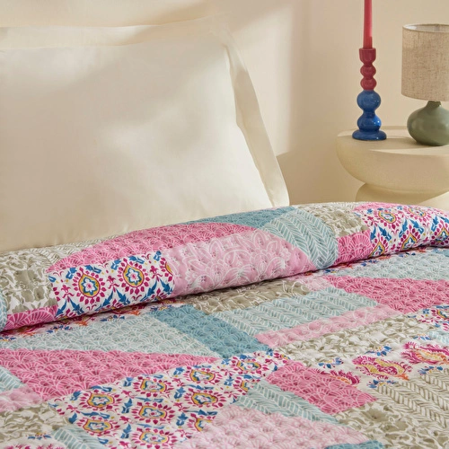 Karaca Home Rovera Çift Kişilik Yatak Örtüsü Multicolor