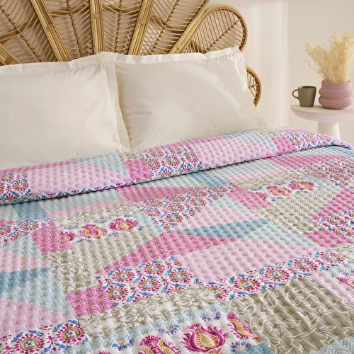 Karaca Home Rovera Çift Kişilik Yatak Örtüsü Multicolor