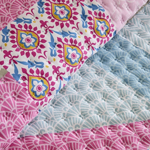 Karaca Home Rovera Çift Kişilik Yatak Örtüsü Multicolor