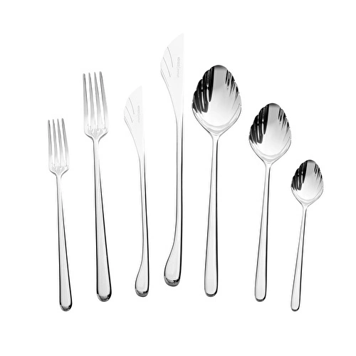 Karaca Seashell 316+ 84 Parça Çatal Kaşık Bıçak Takımı, Platin