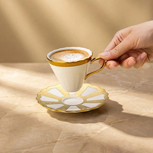 Emsan Royal 6 Kişilik Kahve Fincan Takımı 100 ml Emsan Royal 6 Kişilik Kahve Fincan Takımı 100 ml