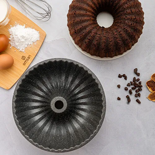 Emsan Golden Stone Döküm Kek Kalıbı 25 cm Emsan Golden Stone Döküm Kek Kalıbı 25 cm