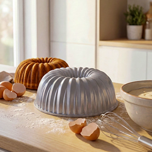 Emsan Stone Döküm Kek Kalıbı Gri 23 cm