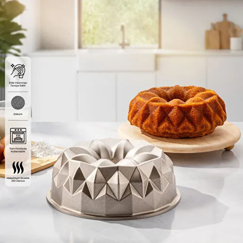 Emsan Golden Star Döküm Kek Kalıbı 25 cm