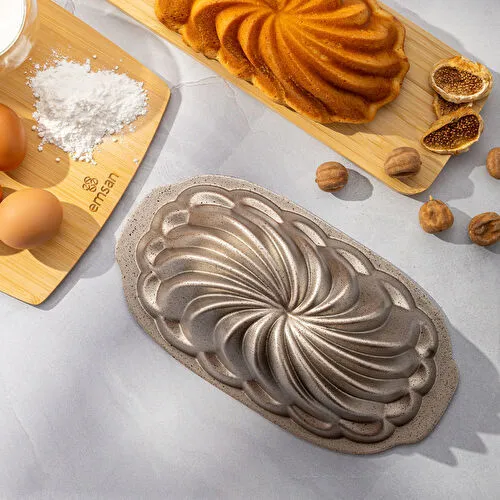 Emsan Golden Flora Baton Döküm Kek Kalıbı Emsan Golden Flora Baton Döküm Kek Kalıbı