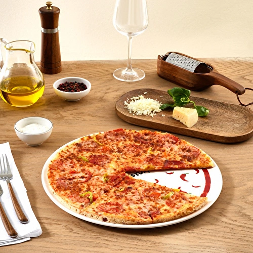Karaca Hot Stuff Pizza Tabağı Beyaz 30 cm Karaca Hot Stuff Pizza Tabağı Beyaz 30 cm
