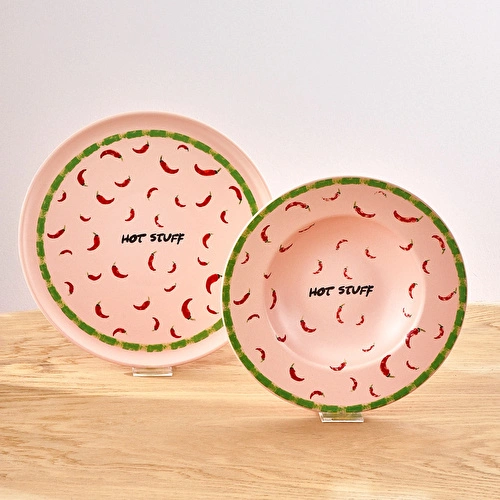 Karaca Hot Stuff Pizza Tabağı Pembe 30 cm Karaca Hot Stuff Pizza Tabağı Pembe 30 cm