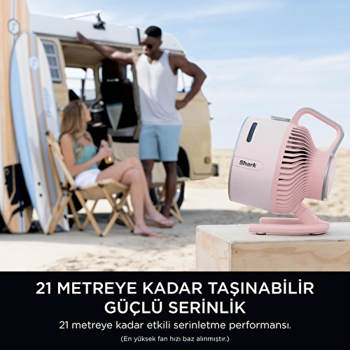 Shark Flexbreeze HydroGo Serinletici Buharlı Fan - Pembe