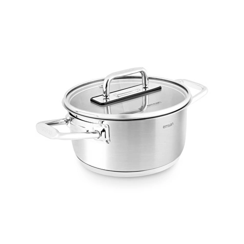 Emsan Grace İndüksiyon Tabanlı Çelik Tencere 14 cm