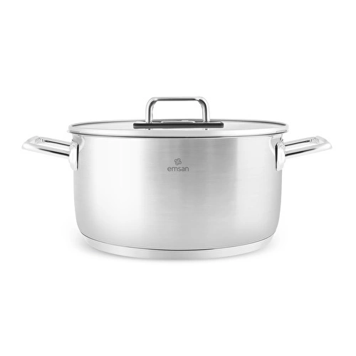 Emsan Grace İndüksiyon Tabanlı Çelik Tencere 30 cm