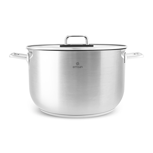 Emsan Grace İndüksiyon Tabanlı Çelik Tencere 34 cm