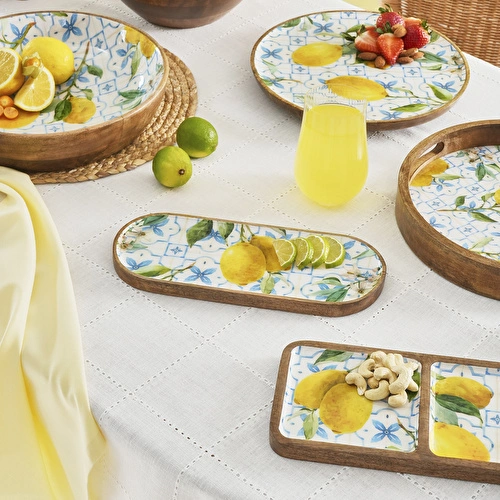 Karaca Home Mango Lemon Servislik 30x11x1,50 cm