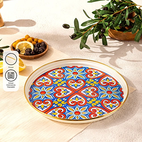 Emsan Solemar Emaye Tepsi 31 cm