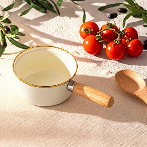 Emsan Retro Emaye Sütlük 14 cm Emsan Retro Emaye Sütlük 14 cm