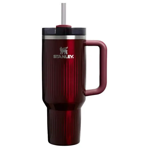 Stanley The Quencher Fluted Tumbler Pipetli Termos Bardak 1,18L Garnet Shine