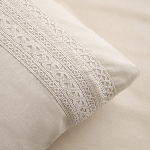 Karaca Home Ricamo Dantelli Çift Kişilik Nevresim Takımı Beyaz
