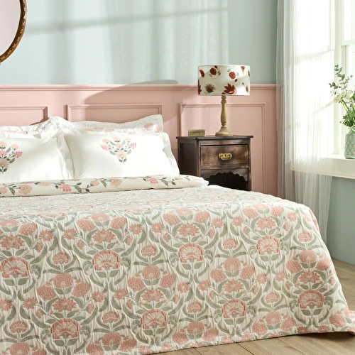 Karaca Home Raveni Düet Nevresim Yatak Örtüsü Seti