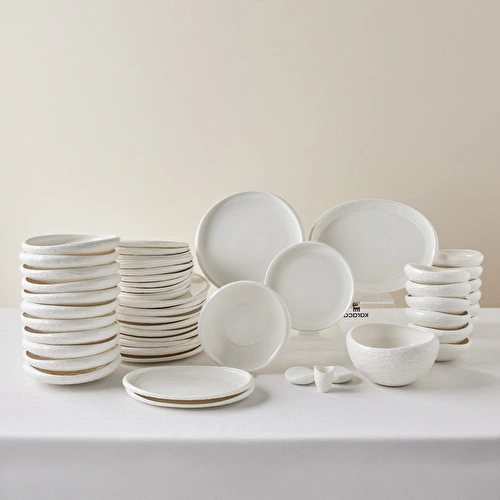Karaca Earth Collection Atlantic 55 Parça 12 Kişilik Yemek Takımı