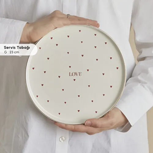 Emsan Lovin 32 Parça 6 Kişilik Kahvaltı Takımı Gold