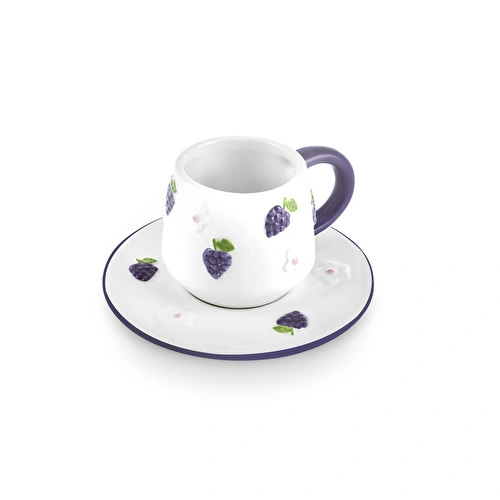 Karaca Grapebloom 2 Kişilik Kahve Fincan Takımı 100 ml