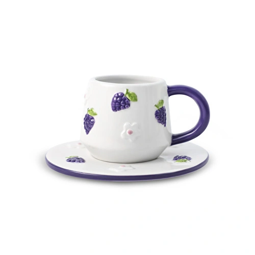 Karaca Grapebloom 2 Kişilik Kahve Fincan Takımı 100 ml