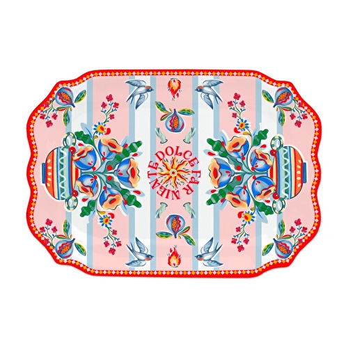 Baci Milano Dolce Far Niente Oval Servis / Tepsi 35 x 55 cm
