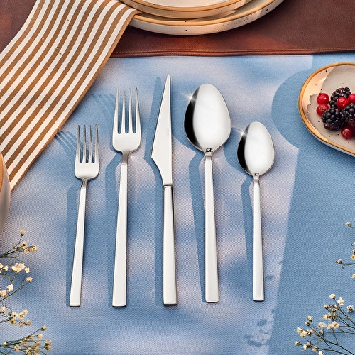 Emsan Paradiso Platin 12 Kişilik 60 Parça Çatal Kaşık Bıçak Takımı