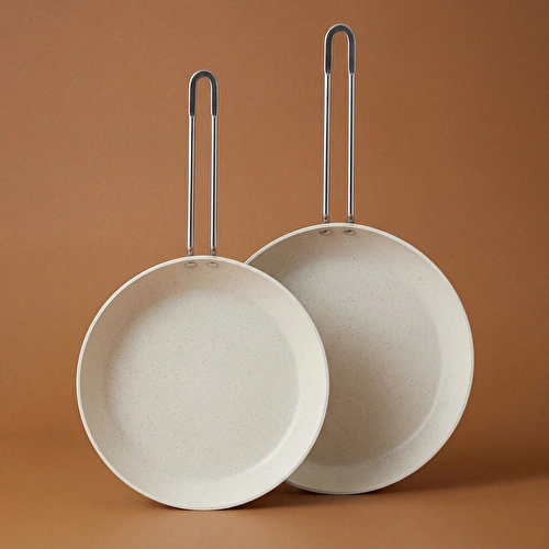 Emsan Biogranit White Stone 2'li Tava Set