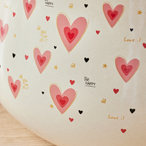 Karaca Pink Love Emaye Karnıyarık Tencere 22 cm Karaca Pink Love Emaye Karnıyarık Tencere 22 cm