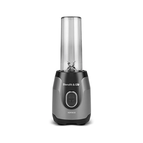 Karaca Blendfit Go Personal Kişisel Smoothie Blender Çift Hazne Antrasit 600ml & 400ml