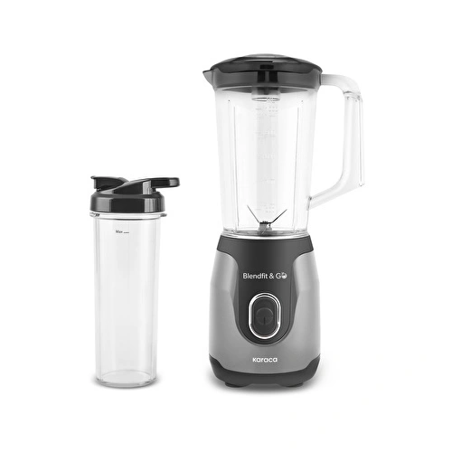 Karaca Blendfit Go Personal Kişisel Smoothie Blender Set Antrasit