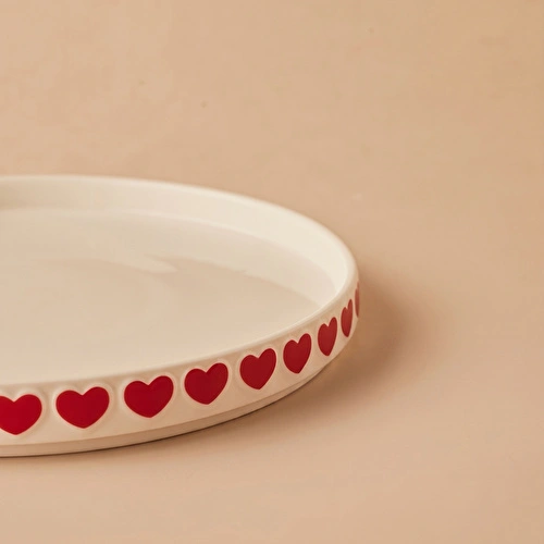 Karaca Sweetheart Pasta Tabağı Beyaz 21,5 cm