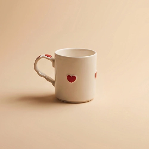 Karaca Sweetheart Beyaz Kupa 480 ml