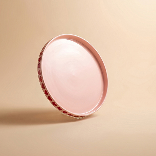 Karaca Sweetheart Pasta Tabağı Pembe 21,5 cm
