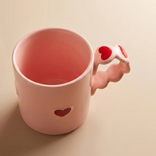 Karaca Sweetheart Kupa Pembe 480 ml