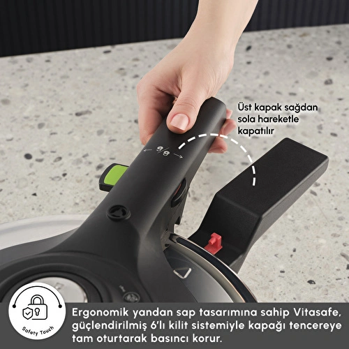 Karaca Vitasafe Düdüklü Tencere Seti 4+6 Litre