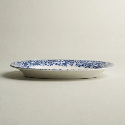 Emsan Floransa Kayık Tabak 26 cm Mavi