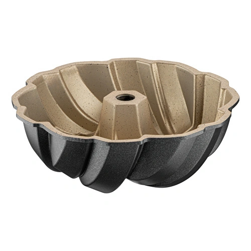 Emsan Black Shiny Slice Döküm Kek Kalıbı 22 cm