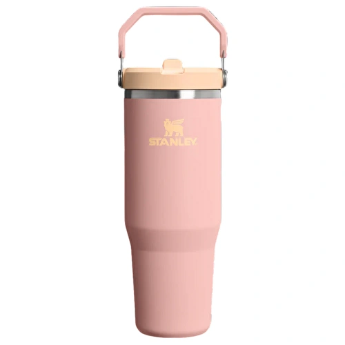 Stanley The IceFlow Flip Straw Pipetli Termos Bardak 890 Ml Peach Rose