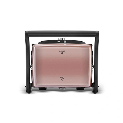 Karaca Gastro Grill Glass Premium 2400W Döküm Tost ve Izgara Makinesi Rosegold