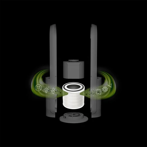 Homend O-zone Duo 9005H 2 in 1 Hava Temizleyicisi ve Nemlendiricisi (Bladeless Fan)