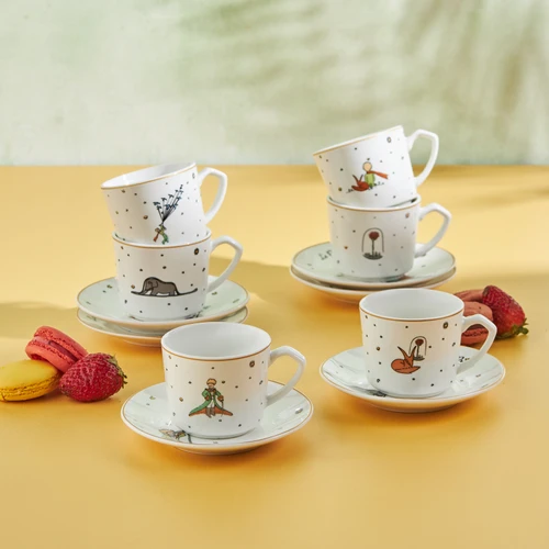 Karaca Küçük Prens 6 Kişilik Kahve Fincan Takımı 80 ml