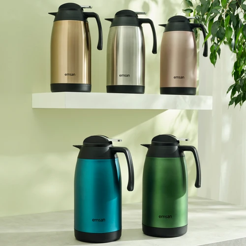 Emsan New Vega Çelik Termos Inox 2,1 L