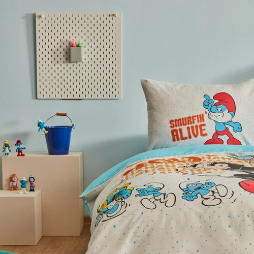 Karaca Home Smurfs Catch Tek Kişilik Nevresim Takımı 