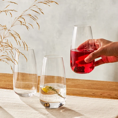 Emsan 3'lü Evelyn Kristal Bardak 550 ml